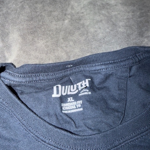 Duluth Trading XL Men's Longtail Tee Shirt Relaxed Fit Long Sleeve Pocket Crew - Picture 3 of 3